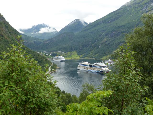 Norwegens Fjorde mit der Aida Bella